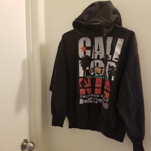❤️California Black Long Sleeve Kangaroo  Hoodie❤️  Size M